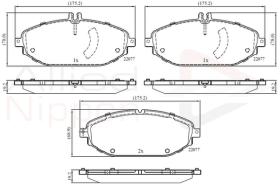 COMLINE ADB02364 - PASTILLAS FRENO