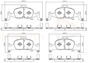 COMLINE ADB02365 - PASTILLAS FRENO