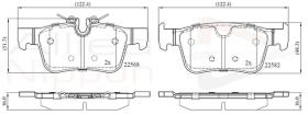 COMLINE ADB02375 - PASTILLAS FRENO