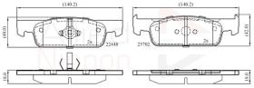 COMLINE ADB02398 - PASTILLAS FRENO