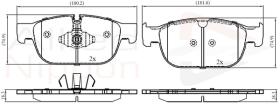 COMLINE ADB02399 - PASTILLAS FRENO