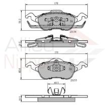 COMLINE ADB0490 - PASTILLAS FRENO