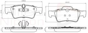 COMLINE ADB06059 - PASTILLAS FRENO