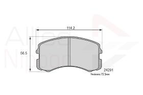 COMLINE ADB06061 - PASTILLAS FRENO