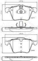 COMLINE ADB06063 - PASTILLAS FRENO