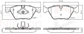 COMLINE ADB06075 - PASTILLAS FRENO