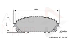 COMLINE ADB06113 - PASTILLAS FRENO