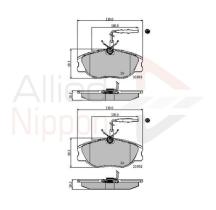 COMLINE ADB11001 - PASTILLAS FRENO