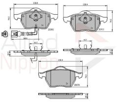 COMLINE ADB11111 - PASTILLAS FRENO