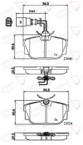 COMLINE ADB11151 - PASTILLAS FRENO