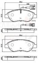 COMLINE ADB11222 - PASTILLAS FRENO