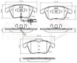 COMLINE ADB11591 - PASTILLAS FRENO