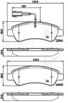 COMLINE ADB11604 - PASTILLAS FRENO