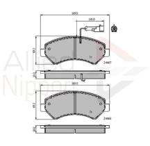 COMLINE ADB11623 - PASTILLAS FRENO