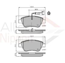 COMLINE ADB11702 - PASTILLAS FRENO