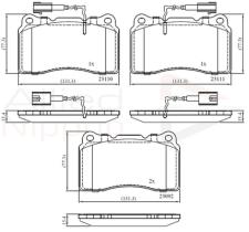 COMLINE ADB11721 - PASTILLAS FRENO