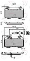 COMLINE ADB11737 - PASTILLAS FRENO