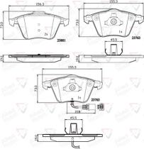 COMLINE ADB11752 - PASTILLAS FRENO