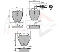 COMLINE ADB11771 - PASTILLAS FRENO