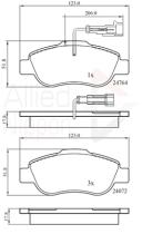 COMLINE ADB11785 - PASTILLAS FRENO