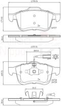 COMLINE ADB12032 - PASTILLAS FRENO