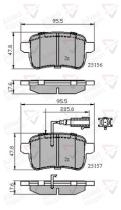 COMLINE ADB12103 - PASTILLAS FRENO