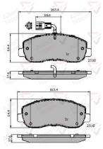 COMLINE ADB12106 - PASTILLAS FRENO