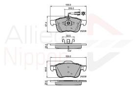 COMLINE ADB12118 - PASTILLAS FRENO