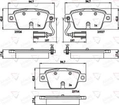 COMLINE ADB12154 - PASTILLAS FRENO