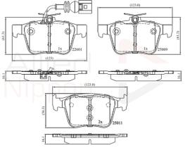 COMLINE ADB12157 - PASTILLAS FRENO