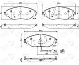 COMLINE ADB12201 - PASTILLAS FRENO