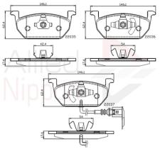 COMLINE ADB12224 - PASTILLAS FRENO