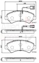 COMLINE ADB12225 - PASTILLAS FRENO