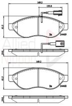 COMLINE ADB12227 - PASTILLAS FRENO