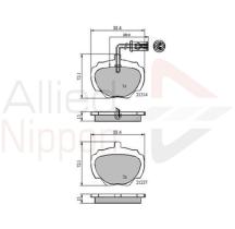 COMLINE ADB1224 - PASTILLAS FRENO