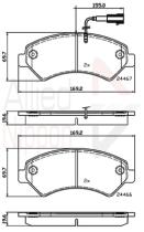 COMLINE ADB12247 - PASTILLAS FRENO