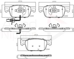 COMLINE ADB12352 - PASTILLAS FRENO