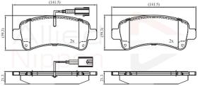 COMLINE ADB12395 - PASTILLAS FRENO