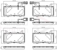 COMLINE ADB12461 - PASTILLAS FRENO