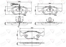 COMLINE ADB1477 - PASTILLAS FRENO