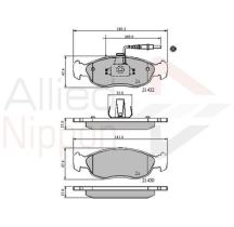 COMLINE ADB1570 - PASTILLAS FRENO