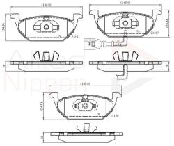 COMLINE ADB1851 - PASTILLAS FRENO
