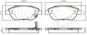 COMLINE ADB31038 - PASTILLAS FRENO