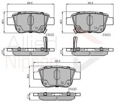 COMLINE ADB31141 - PASTILLAS FRENO