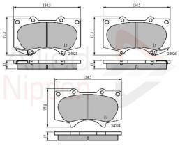 COMLINE ADB31201 - PASTILLAS FRENO