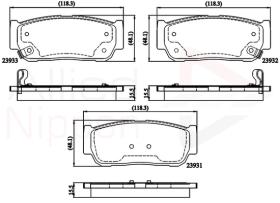 COMLINE ADB31218 - PASTILLAS FRENO