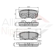 COMLINE ADB31290 - PASTILLAS FRENO