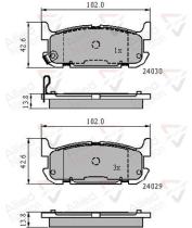 COMLINE ADB31521 - PASTILLAS FRENO