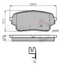 COMLINE ADB31523 - PASTILLAS FRENO