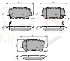 COMLINE ADB31551 - PASTILLAS FRENO